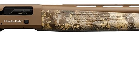 Charles Daly 930204PT 601  12 Gauge 4+1 3" 28" Vent Rib Barrel, Flat Dark Earth Aluminum Receiver, TrueTimber Prairie Synthetic Stock, Includes 3 Choke Tubes