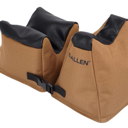 Allen 18411 X-Focus Combo Prefilled Front and Rear Bag, Coyote w/Black Accents Ripstop Polyester, Tacky Grip Bottom Weighs 5.10 lbs., 11.50" L x 5.50" H