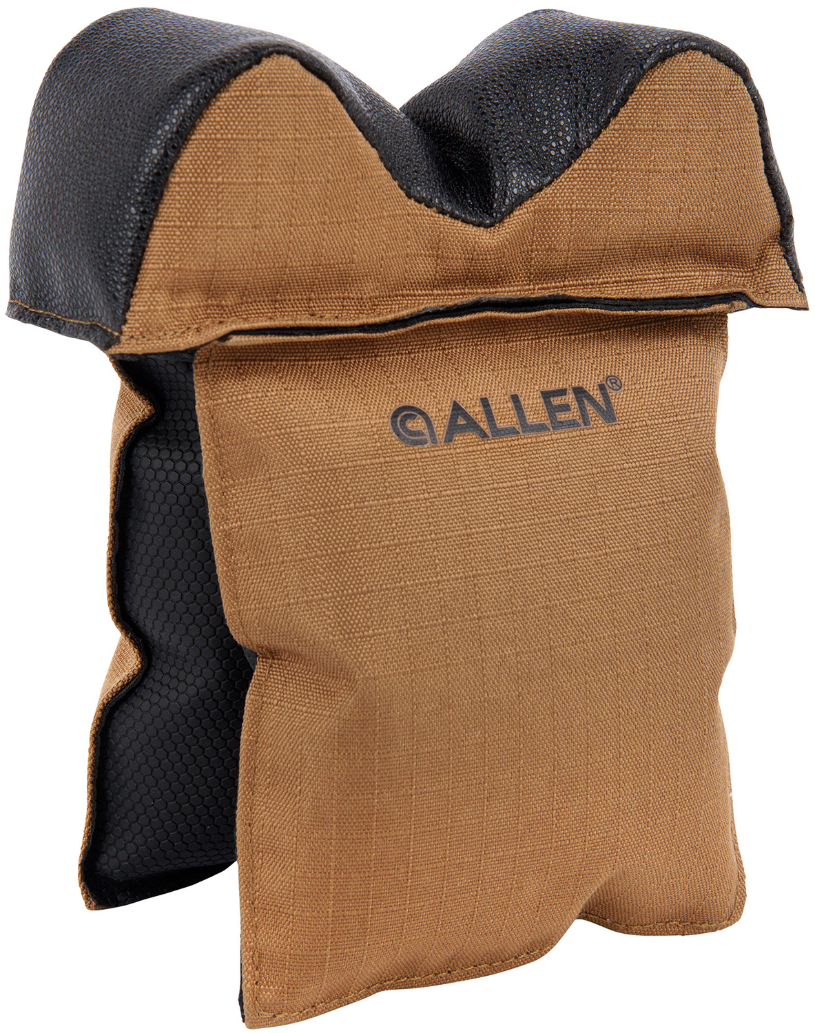 Allen 18413 X-Focus Window Prefilled Front Bag Coyote w/Black Accents Ripstop Polyester, Tacky Grip Bottom Weighs 1.29 lbs., 5.50" L x 7" H