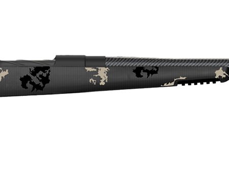 Fierce Firearms FCTRG65PRC22BBO CT Rage  6.5 PRC Caliber with 3+1 Capacity, 22" Carbon Fiber Barrel, Black Cerakote Metal Finish & Blackout Camo Fixed Fierce Tech C3 Stock, Right Hand (Full Size)