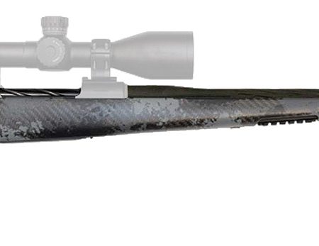 Fierce Firearms FRG7MMRM24BU Twisted Rage  Full Size 7mm Rem Mag 3+1 24" Black Cerakote Fluted Threaded Barrel, Black Cerakote Steel Receiver, Urban Camo C3 Carbon Rage w/Pic Rail Carbon Fiber Stock