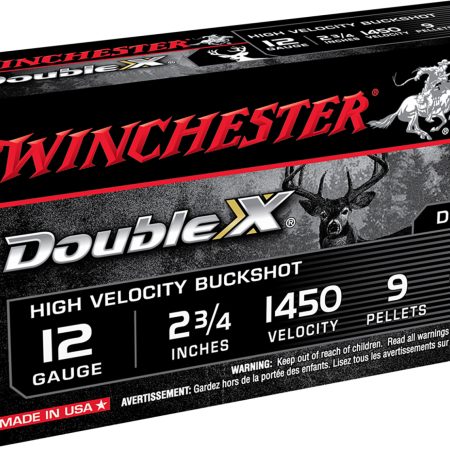 Winchester Ammo SB1200 Double X High Velocity 12Gauge 2.75" 9Pellets 00Buck Shot 5 Per Box/50 Case