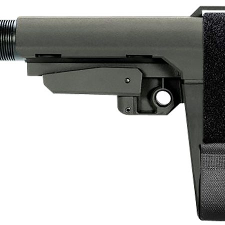 SB Tactical SBA3X03MSB SBA3 X Synthetic Stealth Gray 5-Position Adjustable for AR-Platform (Tube Not Included)