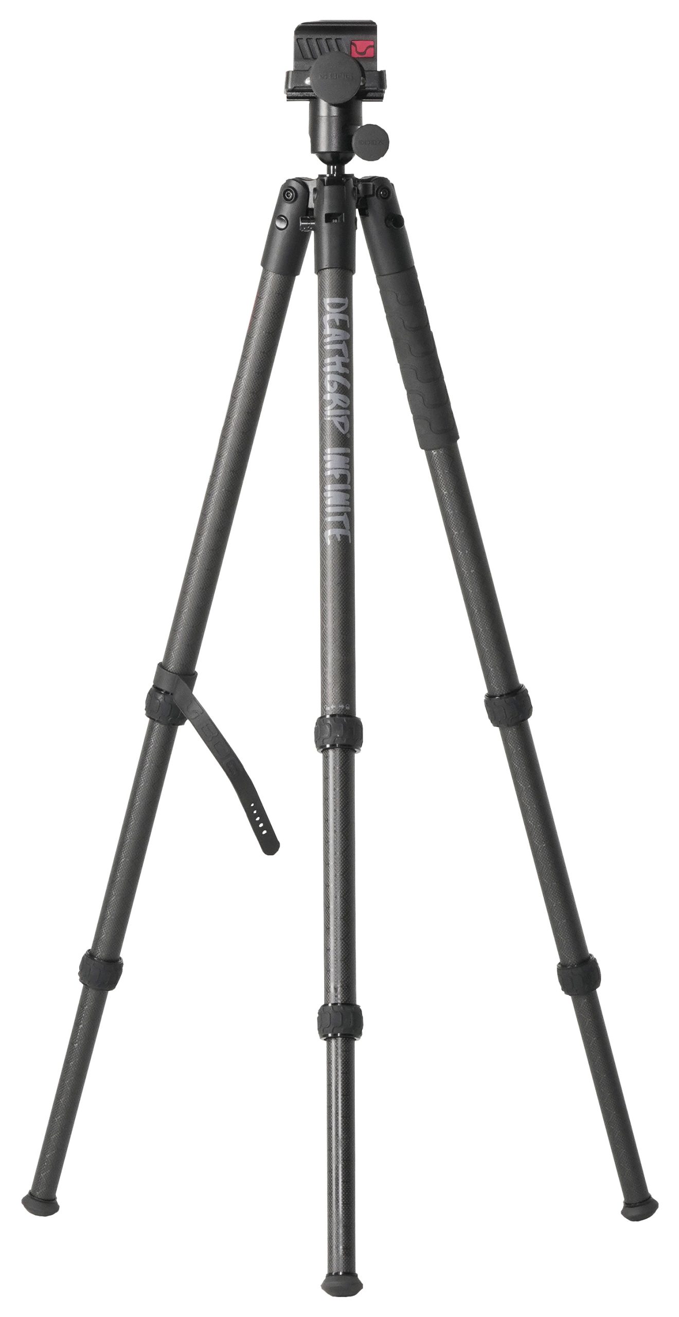 Bog-Pod 1163389 DeathGrip Infinite Tripod, Carbon Fiber with Black Finish, Ball Head Mount, Hybrid Foot & DeathGrip Clamping System 6.5"-59"