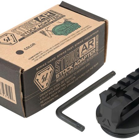 Strike Industries ARPSABK Picatinny Stock Adapter Black Anodized for AR-Platform