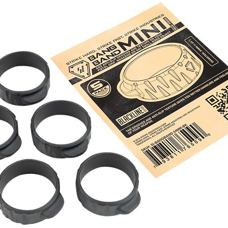 Strike Industries BANGBAND34MMBK Bang Band Mini 34mm Made of Black Rubber 5 Pack