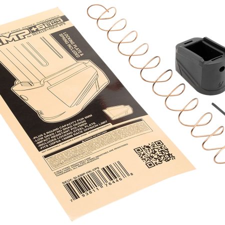 Strike Industries EMPHKVP9 Enhanced Magazine Plate Extended +5rd 9mm Luger Black Polymer for H&K VP9