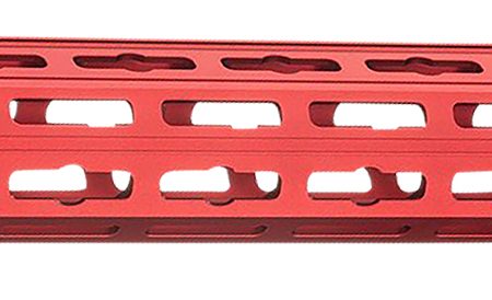 Strike Industries GRIDLOK-LITE-17-RED GridLok Lite with Quick Rail Detach System 17"L 1.57"D M-LOK Red Aluminum for AR-15