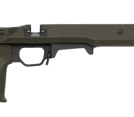 Magpul MAG1199-ODG Pro 700 Lite SA OD Green Adjustable Synthetic Stock with Aluminum Chassis & Interchangeable Grips for Remington 700 Short Action Ambidextrous