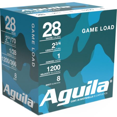 Aguila 1CHB2838 Game Load  28Gauge 2.75" 1oz 8Shot 25 Per Box/20 Case