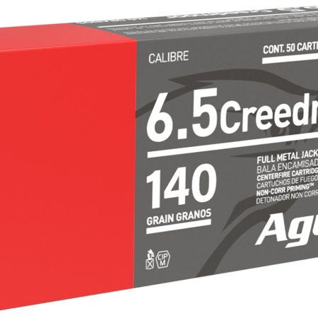 Aguila 1E650110   6.5Creedmoor 140gr Full Metal Jacket Boat Tail 20 Per Box/25 Case