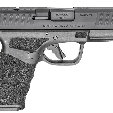 Springfield Armory HCP9379BOSP Hellcat Pro OSP Compact 9mm Luger 17+1 3.70" Black Melonite Steel Barrel & Optic Ready/Serrated Slide, Black Polymer Frame w/Picatinny Rail, Textured Grip