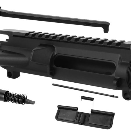 TacFire UP01C2 Stripped Upper Receiver  5.56x45mm NATO Black Anodized for AR-15