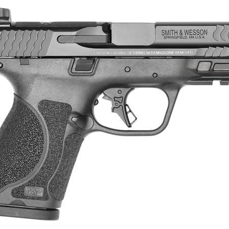 Smith & Wesson 13571 M&P M2.0 Compact 9mm Luger 15+1, 3.60" Black Armornite Stainless Steel Barrel & Optic Cut/Serrated Slide, Matte Black Polymer Frame w/Picatinny Rail