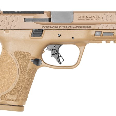 Smith & Wesson 13572 M&P M2.0  Compact 9mm Luger 15+1, 4" Stainless Steel Barrel & Optic Cut/Serrated Stainless Steel Slide, Flat Dark Earth Polymer Frame w/Picatinny Rail