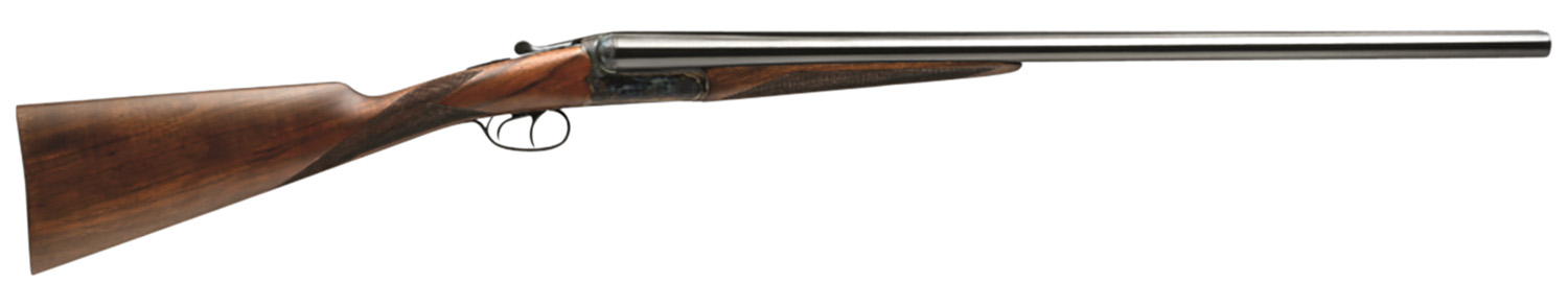Dickinson ST2026DH Estate 20 Gauge with 26" Black Barrel, 3" Chamber, 2rd Capacity, Color Case Hardened Metal Finish, Oil Turkish Walnut Stock & Double Trigger Right Hand (Full Size)