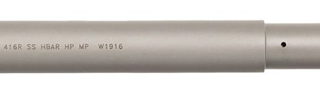 Ballistic Advantage BABL223017P Premium Series  223 Wylde 16" Midlength Gas System with SPR Profile Stainless Bead Blasted Finish 416R Stainless Steel for AR-15