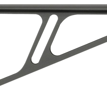 Midwest Industries MISTAPSFFES Side Folding Fixed Extruded Stock  Black Anodized Aluminum for Picatinny Rail