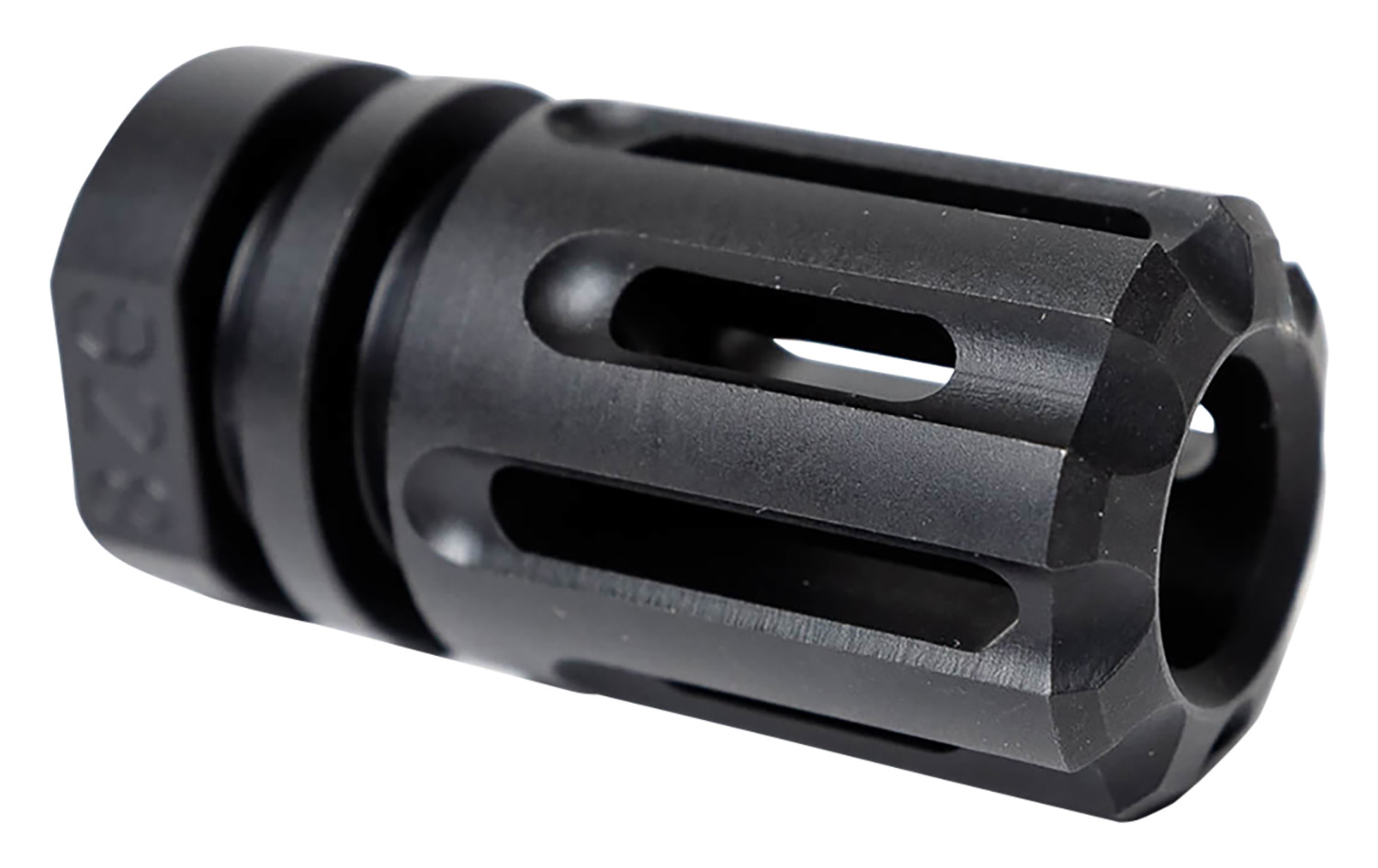 Angstadt Arms AAF09HHB28 Flash Hider Black Hardcoat Anodized Steel with 1/2"-28 tpi Threads 1.75" OAL for 9mm Luger