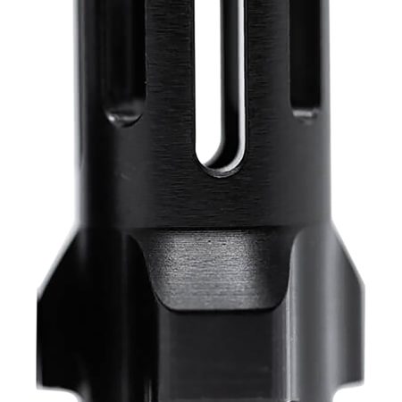 Angstadt Arms AA093LHB36 Flash Hider Black Hardcoat Anodized Steel with 1/2"-36 tpi Threads 1.42" OAL for 9mm Luger