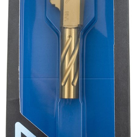 Rival Arms RARA20H101E Precision V1 Match Grade Spiral Fluted Threaded Gold PVD Stainless Steel, Fits Springfield Hellcat