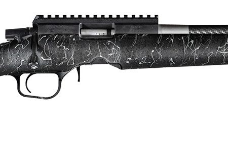 Christensen Arms 8011201200 Ranger  22 WMR 9+1 18" Carbon Fiber/Threaded Barrel, Black Anodized Finish, Black with Gray Webbing Stock