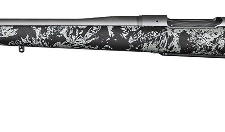 Christensen Arms 8010112100 Mesa FFT 300 PRC 3+1 22" Threaded Barrel, Tungsten Gray Cerakote, Black with Gray Webbing Stock, Left Hand