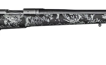 Christensen Arms 8010614900 Ridgeline FFT 270 WSM 3+1 20" Carbon Fiber/Threaded Barrel, Stainless Steel, Black with Gray Accents Stock