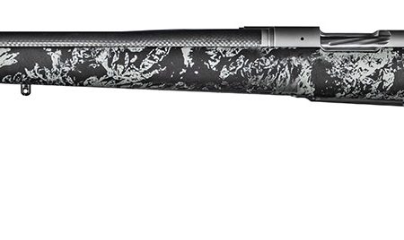 Christensen Arms 8010617200 Ridgeline FFT 6.5 PRC 3+1 20" Carbon Fiber/Threaded Barrel, Stainless Steel, Black with Gray Accents Stock, Left Hand