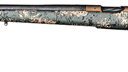 Christensen Arms 8010620700 Ridgeline FFT 6.5 Creedmoor 4+1 20" Carbon Fiber/Threaded Barrel, Burnt Bronze Cerakote, Green with Black/Tan Accents Stock, Left Hand