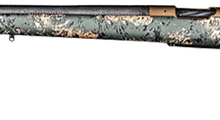 Christensen Arms 8010621000 Ridgeline FFT 7mm Rem Mag 3+1 22" Carbon Fiber/Threaded Barrel, Burnt Bronze Cerakote, Green with Black/Tan Accents Stock, Left Hand