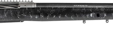 Christensen Arms 8010700200 ELR 300 PRC 3+1 26" Target Profile Carbon Fiber Barrel, Black Nitride Finish, Black with Gray Webbing Stock