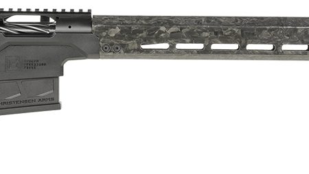 Christensen Arms 8010300501 Modern Precision  338 Lapua Mag 27" Threaded Carbon Fiber Barrel 5+1, Black Nitride Finish, Tungsten Anodized Folding Stock, Polymer Grip