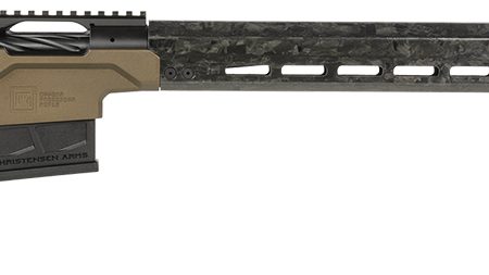 Christensen Arms 8010301800 Modern Precision  300 PRC 26" Threaded Carbon Fiber Barrel 5+1, Black Nitride Finish, Desert Brown Anodized Folding Stock, Polymer Grip