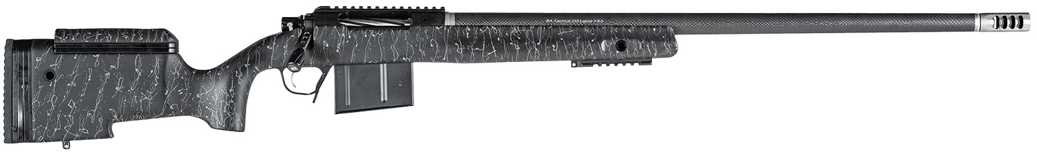 Christensen Arms CA10270H85281 BA Tactical Long Range 6.5 Creedmoor 4+1 26" Carbon Fiber Barrel, Black Nitride Finish, Black with Gray Webbing Stock