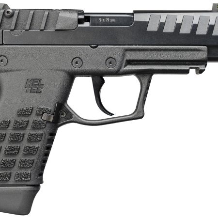 Kel-Tec P15BLK P15  Compact Frame 9mm Luger 15+1 4" Black Steel Barrel, Black Nitride Serrated Steel Slide, Black Polymer Frame w/Picatinny Rail, Black Stippled Grip, Ambidextrous
