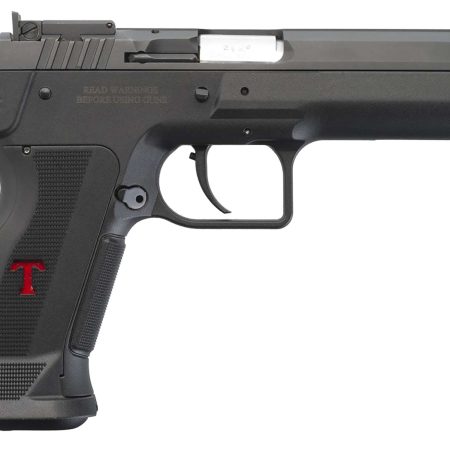 Tanfoglio IFG TFSTOCK3P10 Stock III  Full Size 10mm Auto 13+1, Black Polygonal Rifled Barrel, Black Serrated Slide, Black Polymer Frame w/Beavertail, Black Polymer Grip