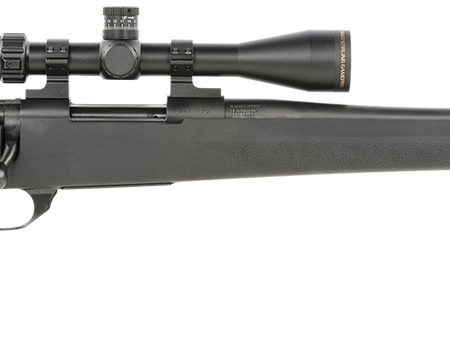 Howa HGP265B M1500 Gamepro Gen2 6.5 Creedmoor 5+1 22" Threaded Barrel, Blued Metal Finish, Black Fixed Hogue Pillar-Bedded Overmolded Stock, Includes 4-12x40mm Scope