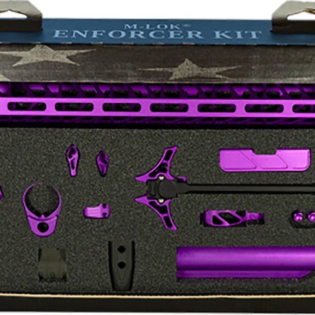 Timber Creek Outdoors TCOEKPPA Enforcer Complete Build Kit Purple Anodized for AR-15