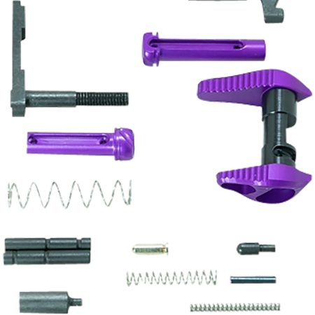 Timber Creek Outdoors ARLPKPPA Lower Parts Kit Purple Anodized Aluminum for AR-15