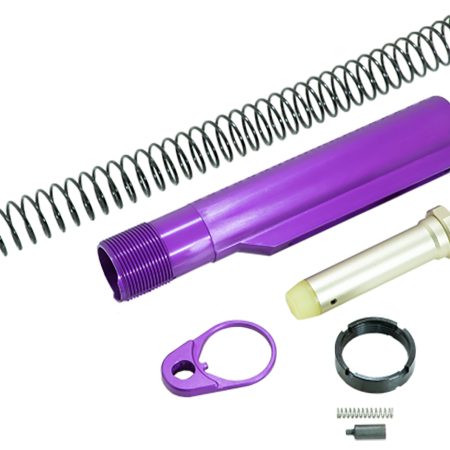 Timber Creek Outdoors ARBTKPPA Buffer Tube Kit  Purple Anodized for AR-15