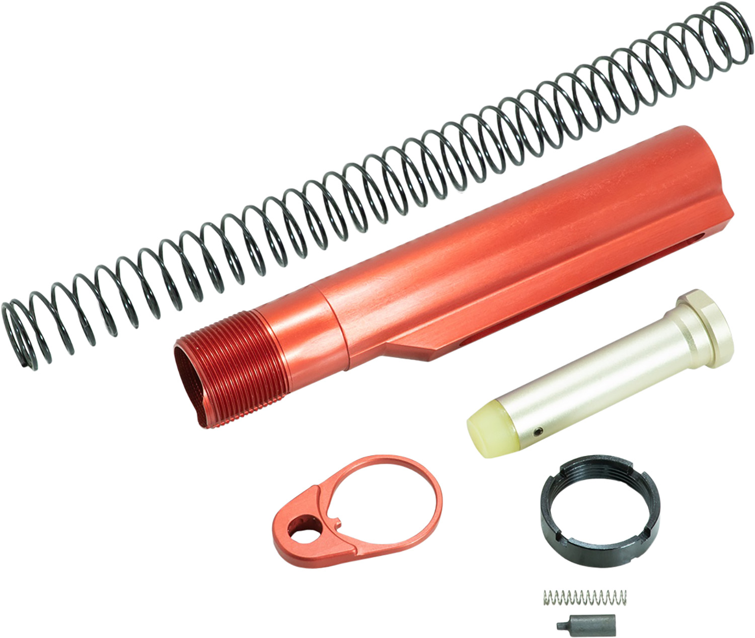 Timber Creek Outdoors ARBTKR Buffer Tube Kit Red Anodized for AR-15