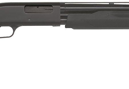 Mossberg 54210 500 Super Bantam Youth 20 Gauge Pump 3" 5+1 22" Blued Vent Rib Barrel, Blued Steel Receiver, Adj LOP Black Synthetic Stock, Right Hand