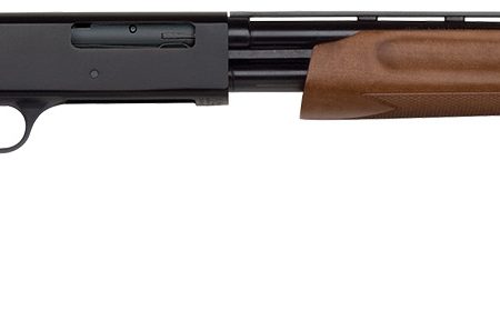 Mossberg 57120 505 Bantam Youth 410 Gauge Pump 3" 4+1 20" Blued Steel Vent Rib Barrel, Blued Steel Receiver, Fixed Hardwood Stock, Right Hand, Modified Choke