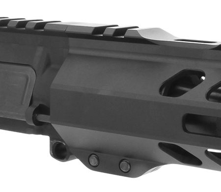 TacFire BU-556-5 Pistol Upper Assembly  5.56x45mm NATO Caliber with 5" Black Nitride Barrel, Black Anodized 7075-T6 Aluminum Receiver & M-LOK Handguard for AR-Platform Includes Bolt Carry Group