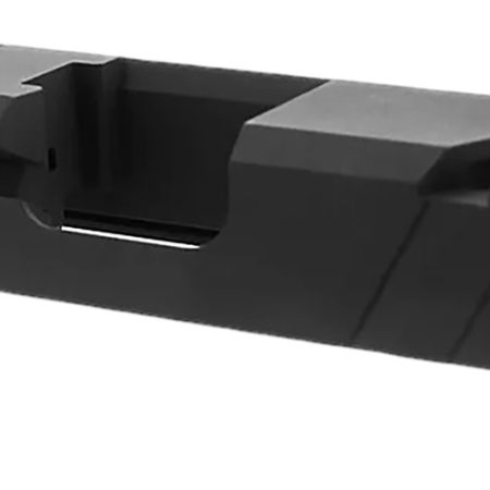 TacFire  Replacement Slide  40 S&W Graphite Black Cerakote Stainless Steel with Optics Cut & Slide Ports for Glock 23 Gen3