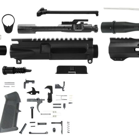 TacFire  AR Build Kit  5.56x45mm NATO 7.50" Barrel Black for AR Platform