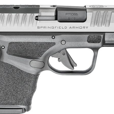 Springfield Armory HC9319SOSP Hellcat Micro-Compact OSP Sports South Exclusive 9mm Luger 13+1/11+1 3" Black Melonite Steel Barrel, Serrated Stainless Steel Slide, Black Polymer Frame w/Picatinny Rail