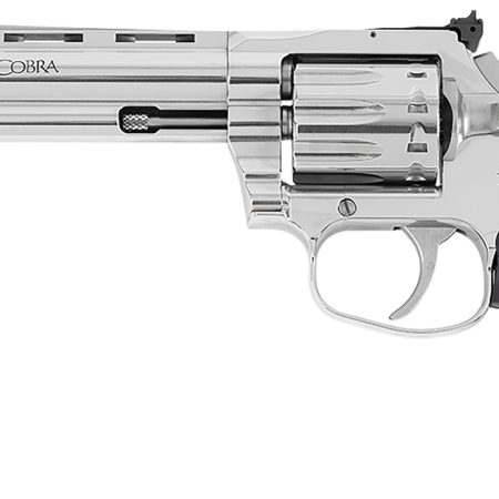 Colt Mfg KCOBRA22-SP6RFO King Cobra Target 22 LR 10rd 6" Stainless Steel Barrel, Cylinder & Frame, Black Hogue Overmolded Grips