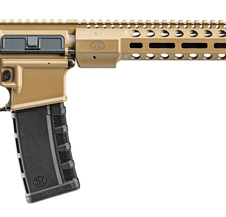 FN 36100676 FN 15 DMR3 5.56x45mm NATO 18" Barrel 30+1, FDE Cerakote Receiver, Black OEM Stock & Grip, Optic Ready